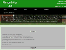 Tablet Screenshot of plymouthgunclub.org